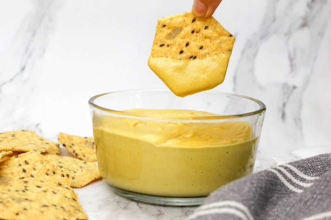 Spicy Creamy Vegan Nacho Cheese Sauce