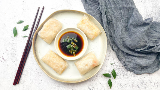Vegan Shrimp Rice Paper Dumplings | Dim Sum | Har Gow | Gluten-Free