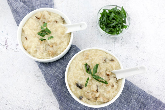Beefy Mushroom Instant Pot Jook/Congee