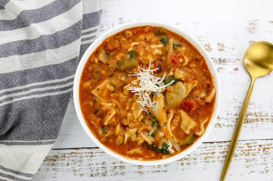 Instant Pot Creamy Lasagna Soup - High Protein