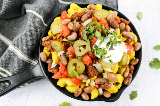 Mind-Blowing Vegan Nacho Mac & Cheese