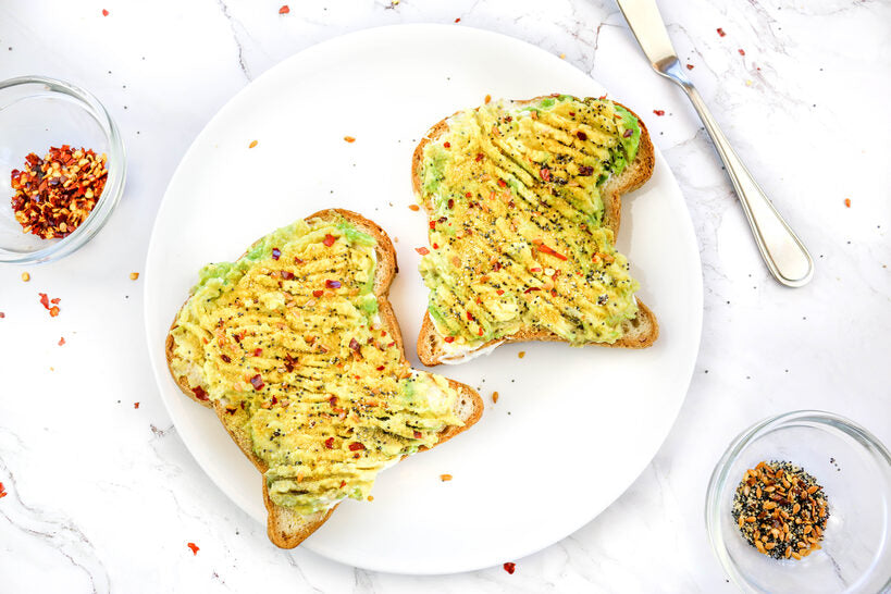 Amazing Vegan Avocado Egg Toast