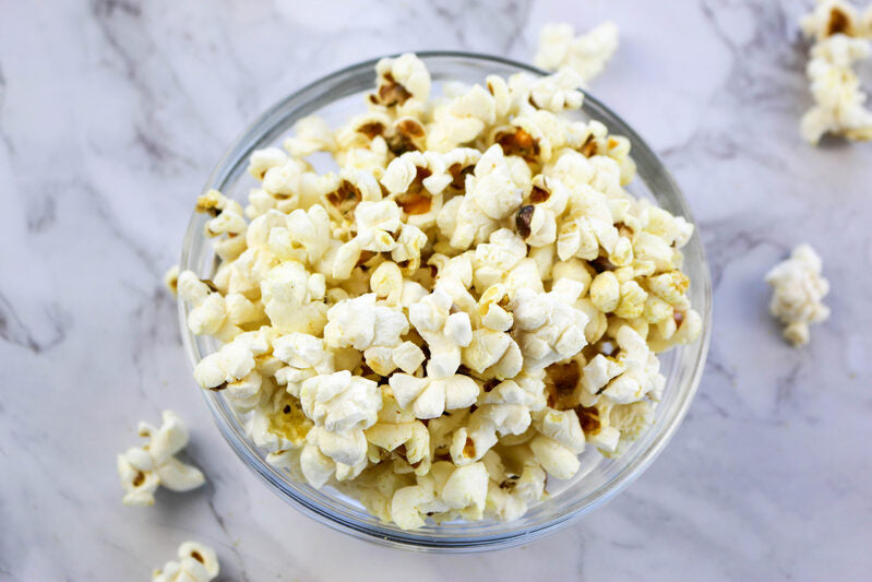Shockingly Amazing Vegan Popcorn - Cheesy + Buttery Flavor