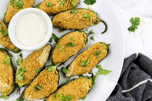 Air Fryer Vegan Jalapeño Poppers