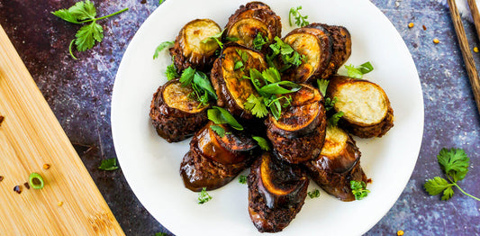 Dim Sum: Beefy Stuffed Chinese Eggplant