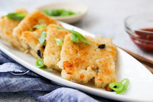 Dim Sum: Turnip Cake (Lo Bak Go)